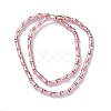 Electroplate Glass Beads Strands EGLA-Q128-13D-2