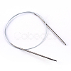 Steel Wire Stainless Steel Circular Knitting Needles and Random Color Plastic Tapestry Needles TOOL-R042-800x3.5mm-3