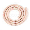 Opaque Solid Color Glass Beads Strands GLAA-ZX008-4mm-18H-2