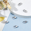 8Pcs Brass Lobster Claw Clasps KK-HS0001-54P-5