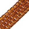 Transparent Glass Beads Strands GLAA-R041-8x8mm-A08-1