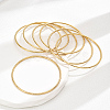 201 Stainless Steel Simple Thin Bangle TF0163-1