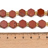 Natural Red Jasper Beads Strands G-F833-B15-01-4