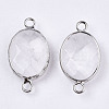Natural Quartz Links/Connectors G-T131-102-33-2