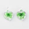 Handmade Luminous Lampwork Pendants LAMP-R136-04-2
