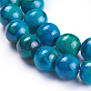 Synthetic Chrysocolla Beads Strands X-G-F647-02-A-01-3