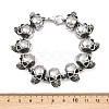 Halloween 304 Stainless Steel Link Chain Bracelets BJEW-D379-20C-AS-3
