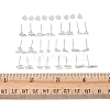2 Pairs Alloy Stud Earrings for Women EJEW-FS0001-27E-5
