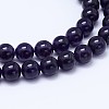 Natural Amethyst Round Bead Strands X-G-M212-4mm-03C-1