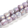 Electroplate Glass Beads Strand GLAA-G088-03-01-2