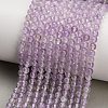 Natural Lavender Amethyst Beads Strands GG-CBA4399-B02-03A-2