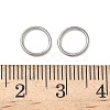 304 Stainless Steel Closed Jump Rings STAS-L300-001P-3