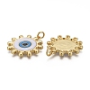 Brass Enamel Pendants KK-F821-50-3
