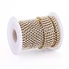 304 Stainless Steel Rhinestone Strass Chains STAS-T055-12G-A-4