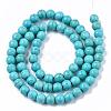 Synthetic Turquoise Beads Strands X-TURQ-S192-6mm-2-2