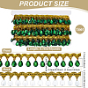 Polyester Lace Ribbon with Plastic Charms Tassel DIY-WH0656-11A-2