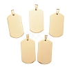 PVD Vacuum Plating 304 Stainless Steel Big Pendants STAS-I140-19E-G-2