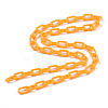 Handmade Opaque Acrylic Paperclip Chains X-KY-S166-002J-3