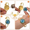 Brass Cuff Bangle Making KK-J184-49G-4