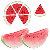 GORGECRAFT Imitation Food PVC Plastic & Silicone Watermelon Display Decorations AJEW-GF0003-14-1