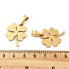 Ion Plating(IP) 304 Stainless Steel Pendants STAS-I135-31G-3