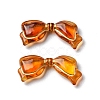 Imitation Amber Transparent Acrylic Beads X-MACR-D071-02A-3