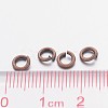Red Copper Color Brass Open Jump Rings X-JRC5MM-R-3