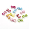 Mixed Opaque Acrylic Bowknot Beads X-SACR-R697-M53-1
