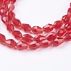 Glass Beads Strands X-GLAA-R024-6x4mm-14-3