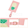 PU Leather Luggage Bag Tags AJEW-GF0001-71A-3