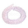 Transparent Painted Glass Beads Strands X1-DGLA-A034-T3mm-A05-5
