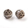 Brass Rhinestone Beads X-RB-A011-8mm-01AB-NF-2