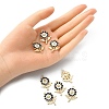 8Pcs Alloy Enamel Pendants ENAM-YW0002-31A-5