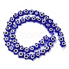 Handmade Evil Eye Lampwork Beads Strands LAMP-G166-02E-2