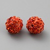 Handmade Polymer Clay Rhinestone Beads CLAY-WH0011-08K-2