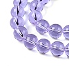 Transparent Glass Beads Strands GLAA-T032-T10mm-01-4