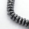 Electroplate Non-magnetic Synthetic Hematite Beads Strands G-J208H-03-1