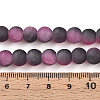 Crackle Glass Beads X1-GLAA-N009-8mm-09-4