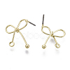 Iron Stud Earring Findings IFIN-N005-24-2