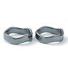 Non-magnetic Synthetic Hematite Finger Rings RJEW-H544-03C-1