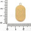 304 Stainless Steel Pendants STAS-F349-03G-03-3