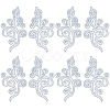 5Pairs Embroidery Thread Clothing Patches PATC-GF0001-97B-1