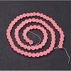 Baking Paint Transparent Glass Bead Strands X-GLAA-S031-10mm-28-3