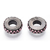 Alloy European Beads MPDL-S067-24EB-B-2