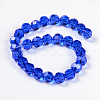 Imitation Austrian Crystal Bead Strands G-M181-5mm-13A-2