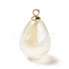 8Pcs UV Plating Acrylic Pendants FIND-YW0002-04C-2