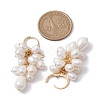 Golden 304 Stainless Steel Leverback Earrings EJEW-TA00343-3