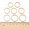 304 Stainless Steel Flat Plain Band Rings STAS-I160-D-G-4