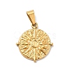 PVD Vacuum Plating 304 Stainless Steel Pendants STAS-F277-29G-1