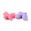 Rubberized Style Acrylic Beads SACR-P018-01M-3